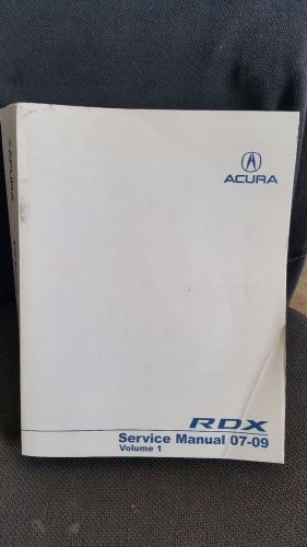2007 - 2009 acura rdx service manual