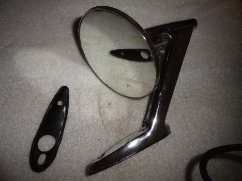 1959 dodge autolite side mirror - 1801 double post base door 58 ? 60 ? mopar 57?