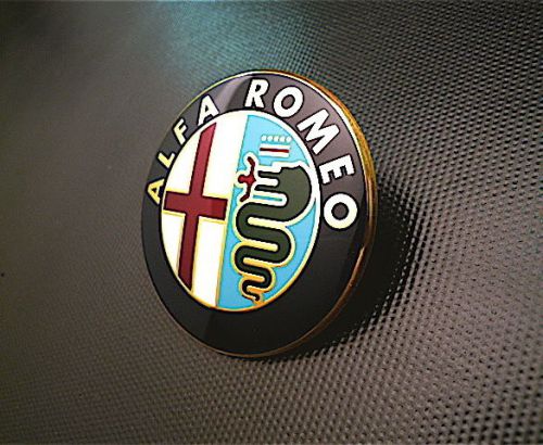 Alfa romeo 147 phase ii 2004-2010 new original front emblem