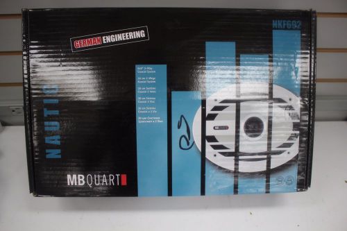 Mb quart nkf692 260w 6&#034; x 9&#034; 2-way marine certified boat stereo speakers(2)