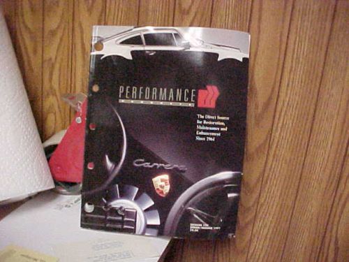 Performance parts catalog,,,,porsche carrera
