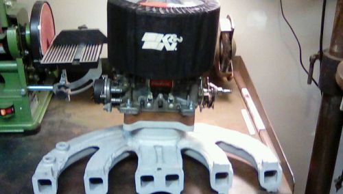 Mopar chrysler slant six custom 4 bbl intake carb air cleaner combo!