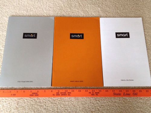 2000 2001 smart car brochure city coupe cabrio pricelist german print