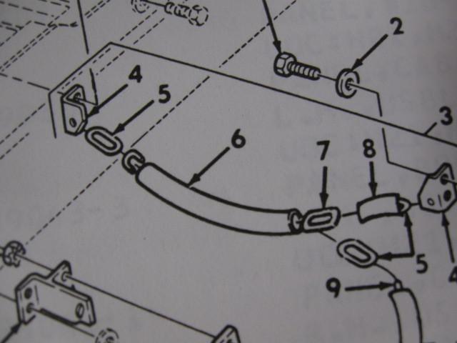 2 m998 a1 shelter tailgate chain cover 12339226-4 nos