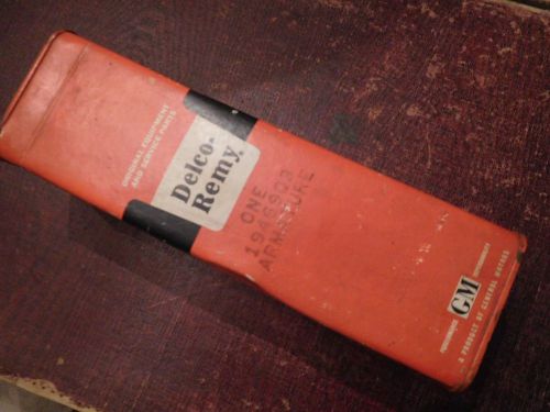 Nos delco remy 12 volt 1946903 generator armature in sealed orange and black box