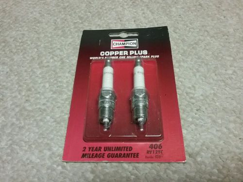 Champion rv12yc spark plugs nos