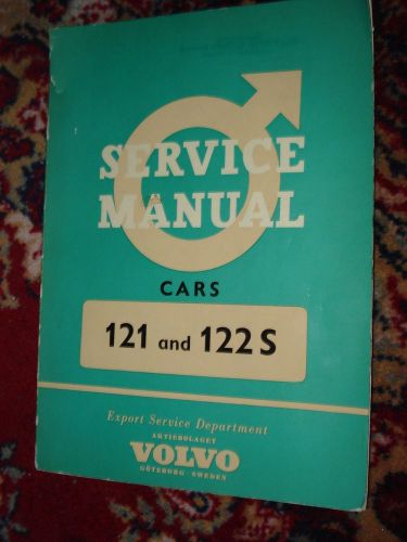 Volvo 121 and 122s original service manual.