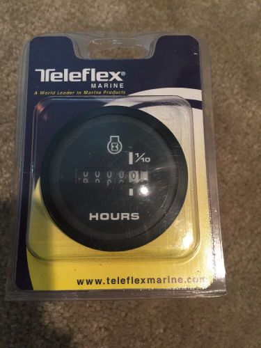 Teleflex engine hour meter gauge kit 84760p marine boat