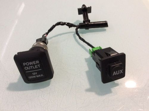 08 09 10 11 12 honda accord aux slot port plug power outlet socket oem audio