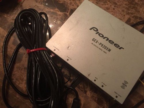 Pioneer gex-p920xm sirius xm satellite radio tuner +  cables &amp; ant