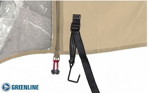 EZGO Premium Drivable 2 Person Golf Cart Enclosure Cover Color: BLACK, US $289.98, image 5