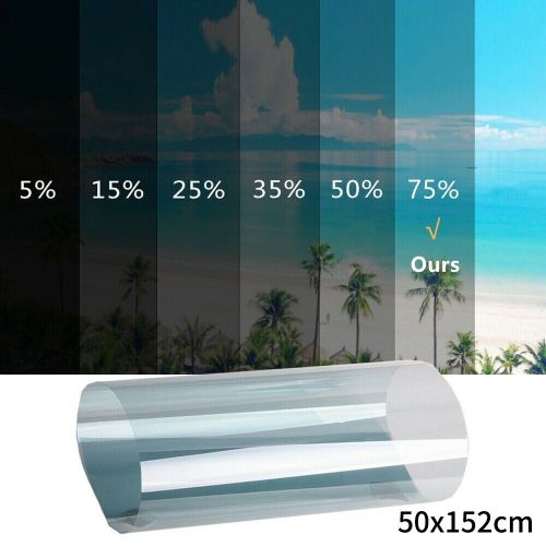 Car Casement Film Film 152cmx50cm 1pc 75%VLT Light Blue Nano Ceramic Film, C $25.57, image 12