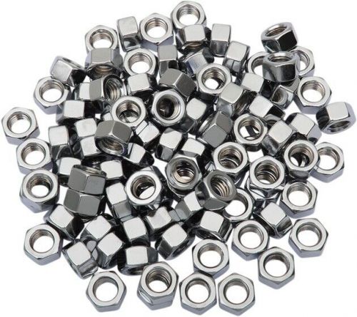 Ds hex nuts 3/8"-16 chrome 100-pack