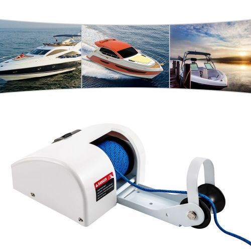 45 LBS Boat Anchor Winch Electric Marine Winch Free Fall With Wireless Remote, US $208.54, image 6
