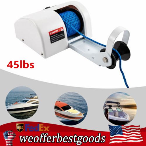 45 LBS Boat Anchor Winch Electric Marine Winch Free Fall With Wireless Remote, US $208.54, image 16