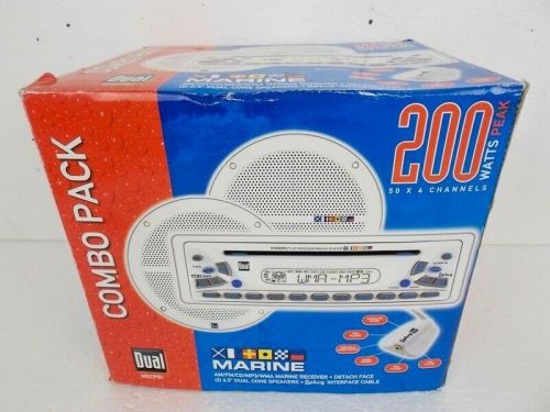 Marine Receiver MXDM51 Dual Electronics Corp WMA AM/FM/CD/MP3 200 Watts Peak NIB, C $326.99, image 7
