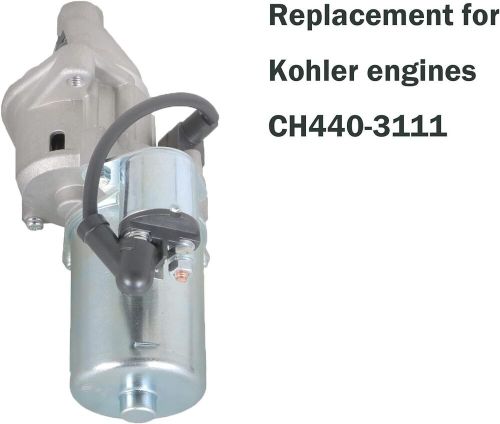Munirater new starter replacement for kohler ch440-3111 engines 17-098-05,...