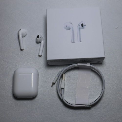 Apple airpods 2nd generation with earphone earbuds wireless charging case us