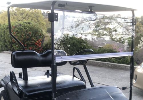 Folding Clear Windshield Golf Cart Windscreen For EZGO TXT & Medalist 1994-2014, US $73.90, image 16