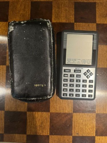 Tested works sporty's e6b electronic flight computer w/ case, information cards