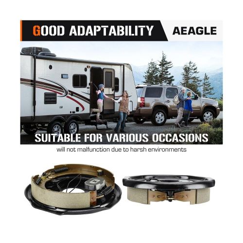 AEagle 12" x 2" Electric Trailer Brake for 5,200lbs 6,000lbs 7,000lbs Left an..., US $255.49, image 2
