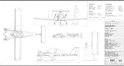 The smallest manned aircraft Cri-Cri, drawings and plans, US $8.00, image 4