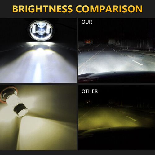 Pair 4" Inch Round LED Fog Lights Halo Angel Eyes Lamps For Jeep Wrangler JK TJ, US $30.59, image 8