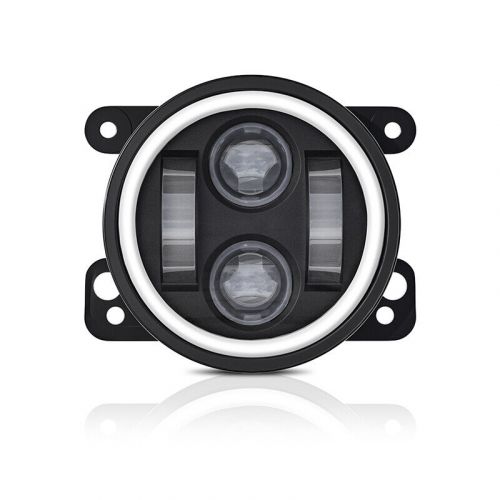 Pair 4" Inch Round LED Fog Lights Halo Angel Eyes Lamps For Jeep Wrangler JK TJ, US $30.59, image 14
