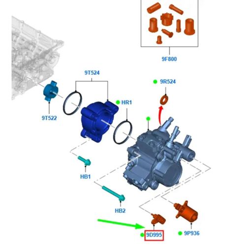 BK2Q-9D995-AA BK2Q9D995AA 1793886 Fuel Temperature Sensor for Transit T4384-, US $, image 12