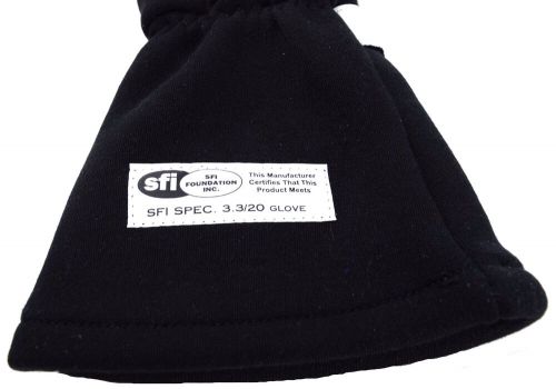 ALCOHOL RACING GLOVES SFI 3.3/20 RACING GLOVES 3-2A/20 BLACK SIZE MEDIUM, US $244.99, image 7