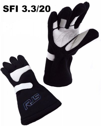 ALCOHOL RACING GLOVES SFI 3.3/20 RACING GLOVES 3-2A/20 BLACK SIZE MEDIUM, US $244.99, image 9