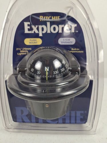 Ritchie f-50 compass, flush mount, 2.75&#034; dial, black