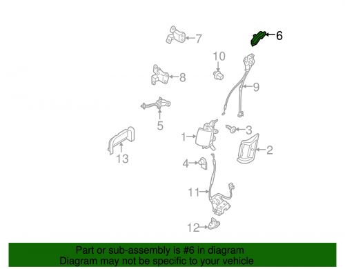 Genuine mazda striker f151-72-361a