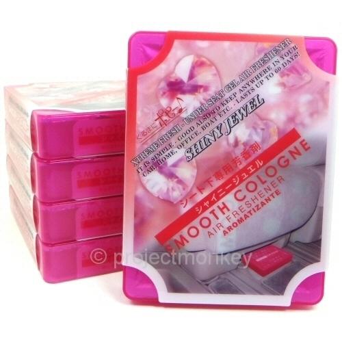 Smooth cologne air freshener shiny jewel lof of 5 cartridge japanese jdm 