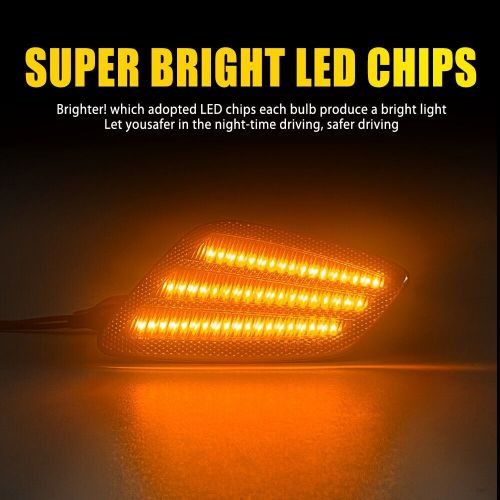 For Jeep Wrangler TJ 97-06 Smoke LED Bumper Signal Front Side Marker Light 4X ED, US $59.99, image 12