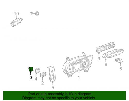 Genuine GM Black Carbon Trailer Brake Control Switch Assembly 84109447, US $60.61, image 3