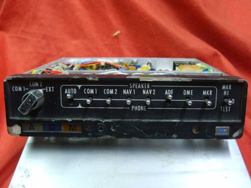 King KMA 20 TSO Audio Panel with Marker Beacon Audio Selector Untested, US $25.95, image 6