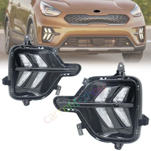 LED Front Bumper Fog Lamp DRL For Kia Niro 2020 2021 2022 Daytime Running Light, US $239.99, image 4