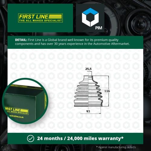 Cv joint boot fits vw polo mk5 front inner 1.0 1.2 1.6d 2009 on c.v. driveshaft