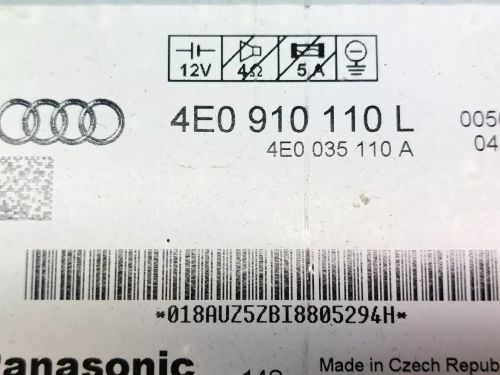 AUDI A6 C6 2009 MULTIMEDIA 6 CD CHANGER 4E0910110L, US $, image 12