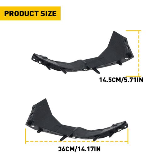 Pair bumper bracket for 2015-2021 dodge charger set of 2 front left and right o