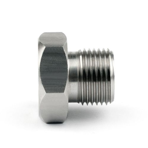 Stainless steel 1/2-28 to 3/4-16 unf threaded fitting automotive for wix fram d