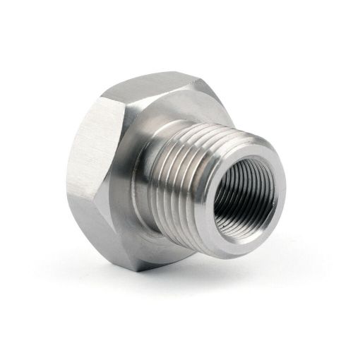 Stainless Steel 1/2-28 to 3/4-16 UNF Threaded Fitting Automotive For WIX FRAM D, US $17.56, image 2