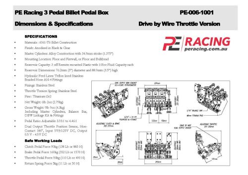 BILLET PE RACING PEDAL BOX, 3 Pedal Floor Mount Frame kit, #PE-005-4000, US $1,463.82, image 6