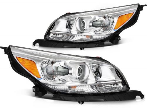 Fits 2013-2015 Chevy Malibu Black Halo Projector Headlights Lamps Left+Right, US $149.00, image 17