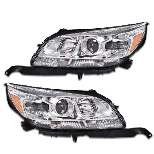 Fits 2013-2015 Chevy Malibu Black Halo Projector Headlights Lamps Left+Right, US $149.00, image 20