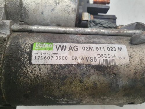 Volkswagen Golf Starter Motor 1.6 Petrol 6 Speed Automatic 2007 Mk5 BAG/BLF, US $, image 2