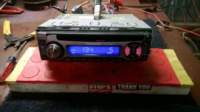 Car stereo in dash cd radio panasonic cq-c1100u tested working look