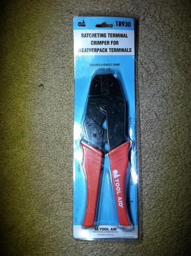 Ratcheting weatherpack terminal crimper #18930 look!!!