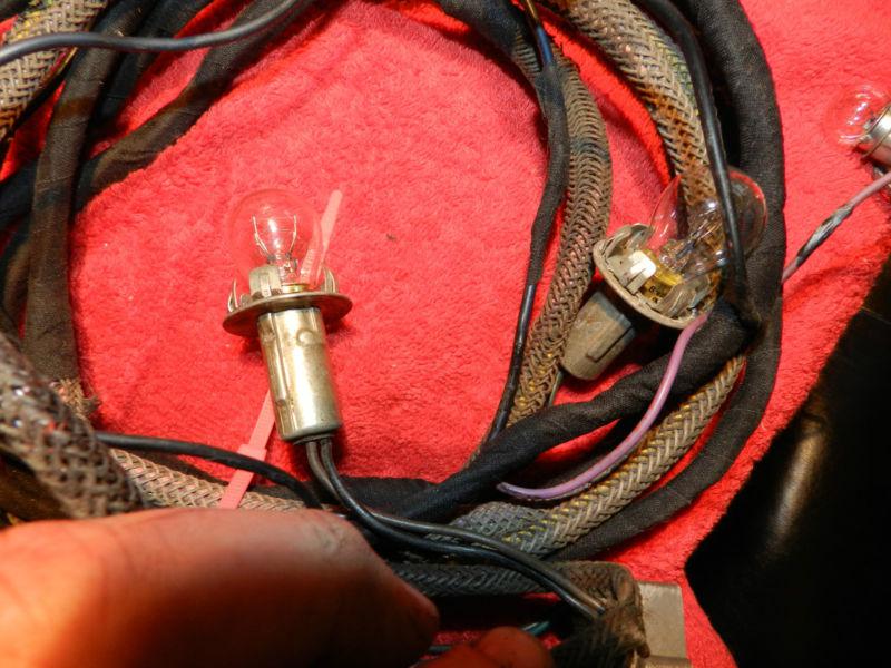 reconditioned ORIGINAL tail light harness W/BULBS 70 CHALLENGER/SE/RT/HEMI/440-6, US $85.00, image 4